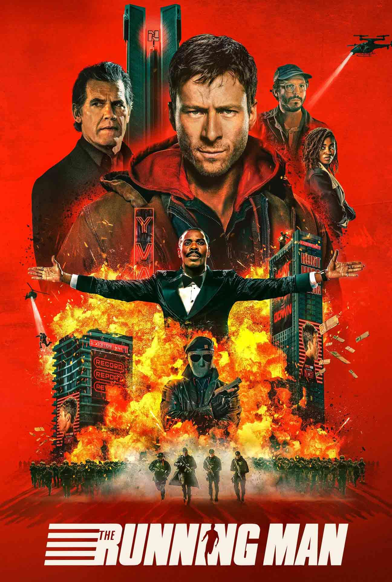 Movie Poster for The Running Man.